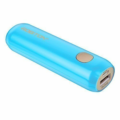 Внешний аккумулятор ROBITON POWER BANK Li3.4 IRIS (голубой) 3350мАч BL1