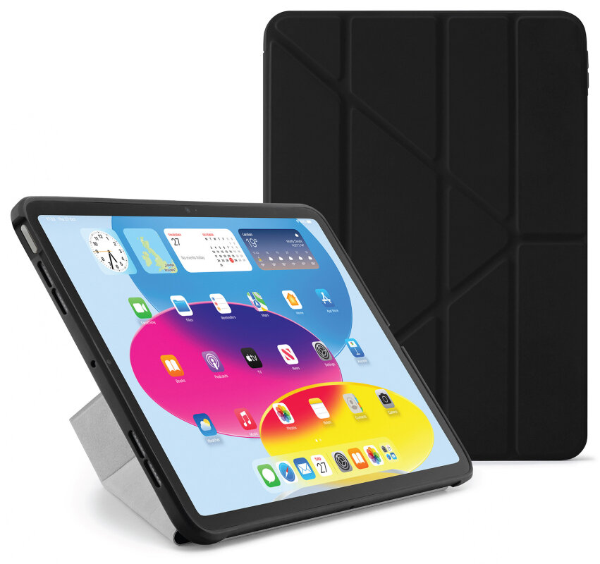 Чехол Pipetto для iPad 10.9 (2022) Origami Case, черный