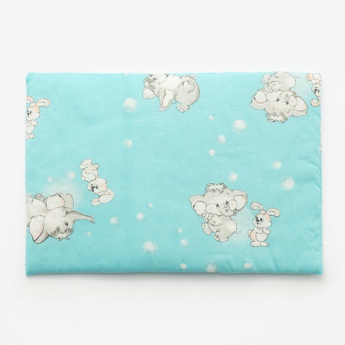 фото Подушка, размер 40х60 см, цвет голубой, принт микс (арт. 224)