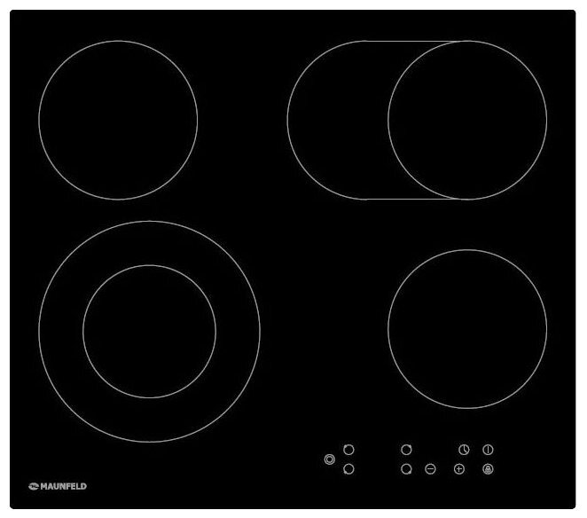 Варочная панель MAUNFELD EVCE 594 SM.D-BK