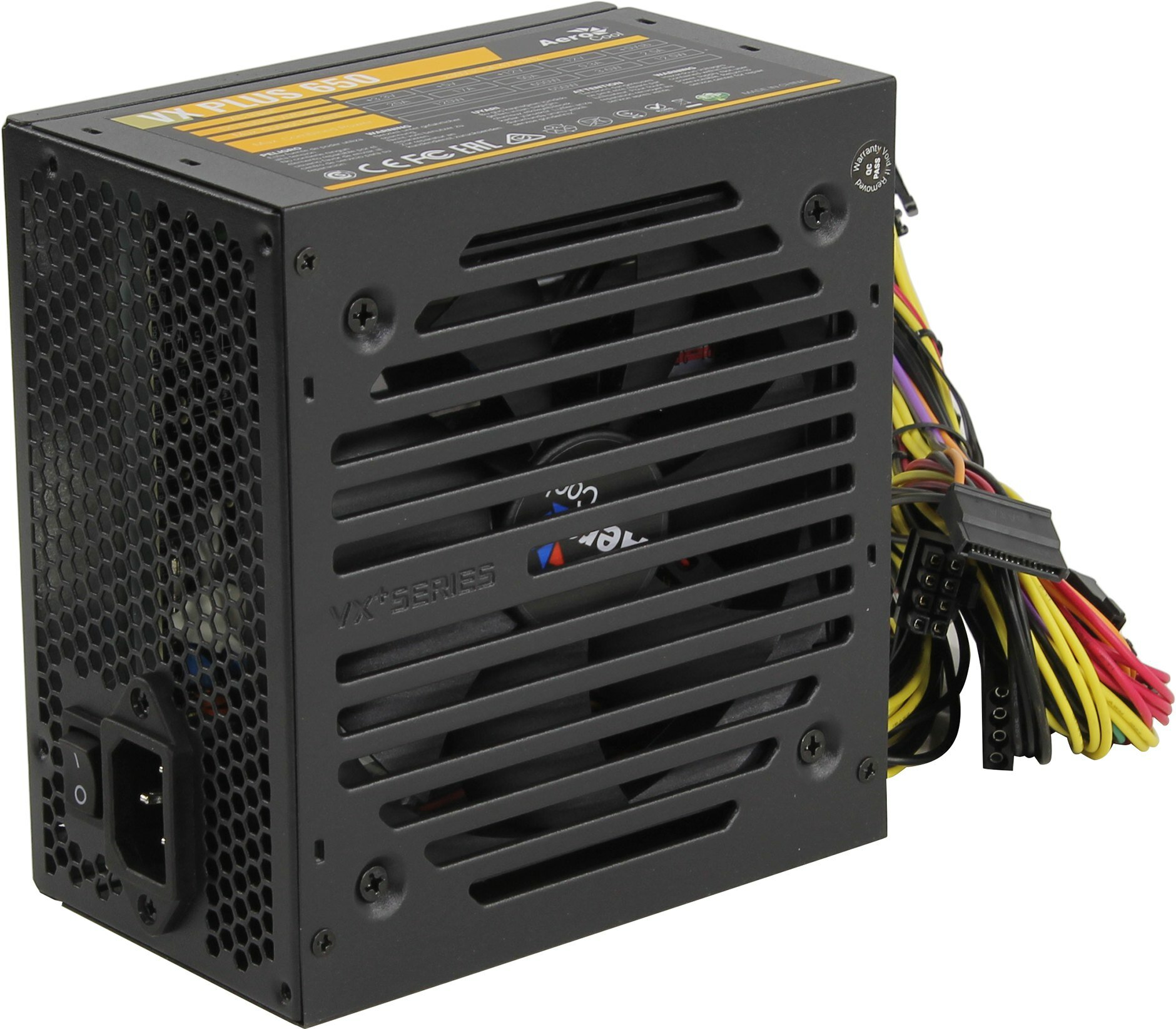 Блок питания AeroCool 650W Retail VX PLUS 650 ATX v2.3 Haswell