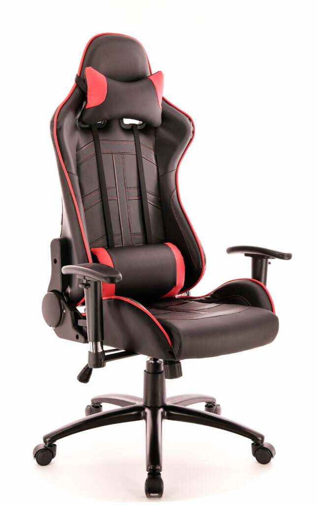 Кресло геймерское Everprof Lotus S10 экокожа Красный