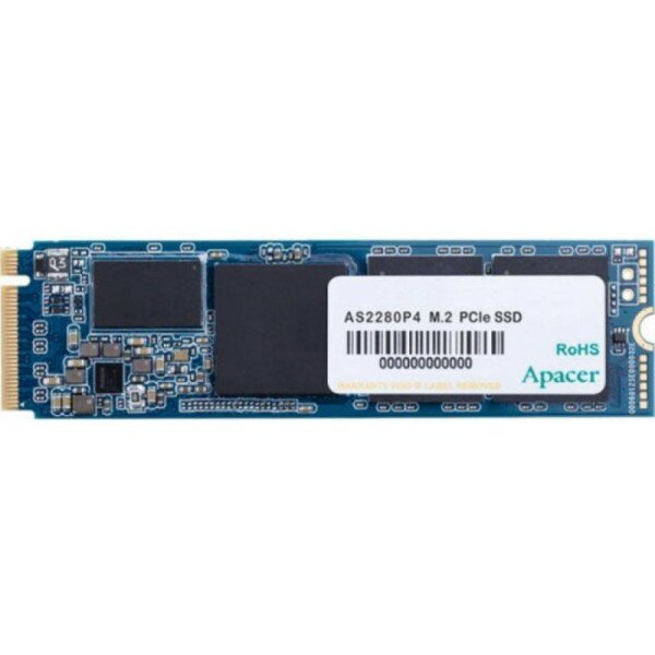 Накопитель SSD M.2 Apacer 256Gb AS2280P4 (AP256GAS2280P4-1) (PCI-E 3.0 x4, up to 1800/1100MBs, 3D TLC, NVMe 1.3, 22х80mm)