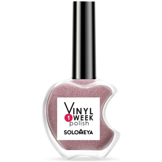 Лак недельный SOLOMEYA One Week Vinyl Polish Rose Quartz №10, 13 мл