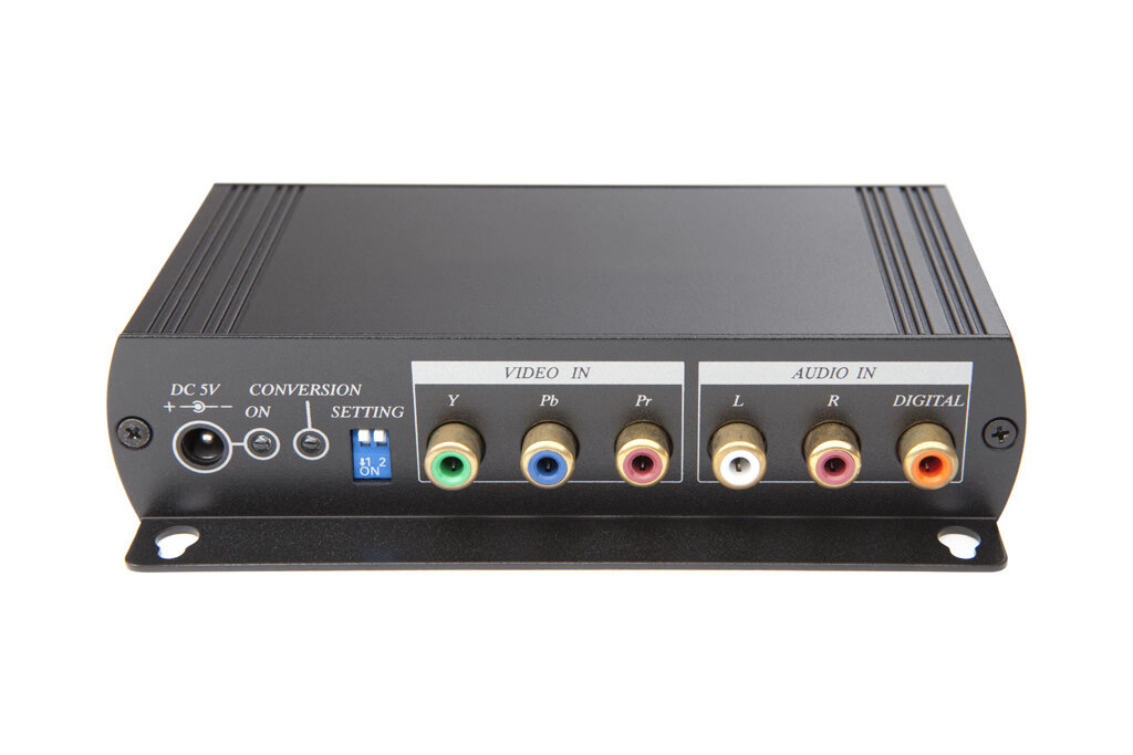 AV-BOX SC82AD Преобразователь компонентного Y-Pb-Pr видеосигнала в HDMI аналоговый / цифровой звук