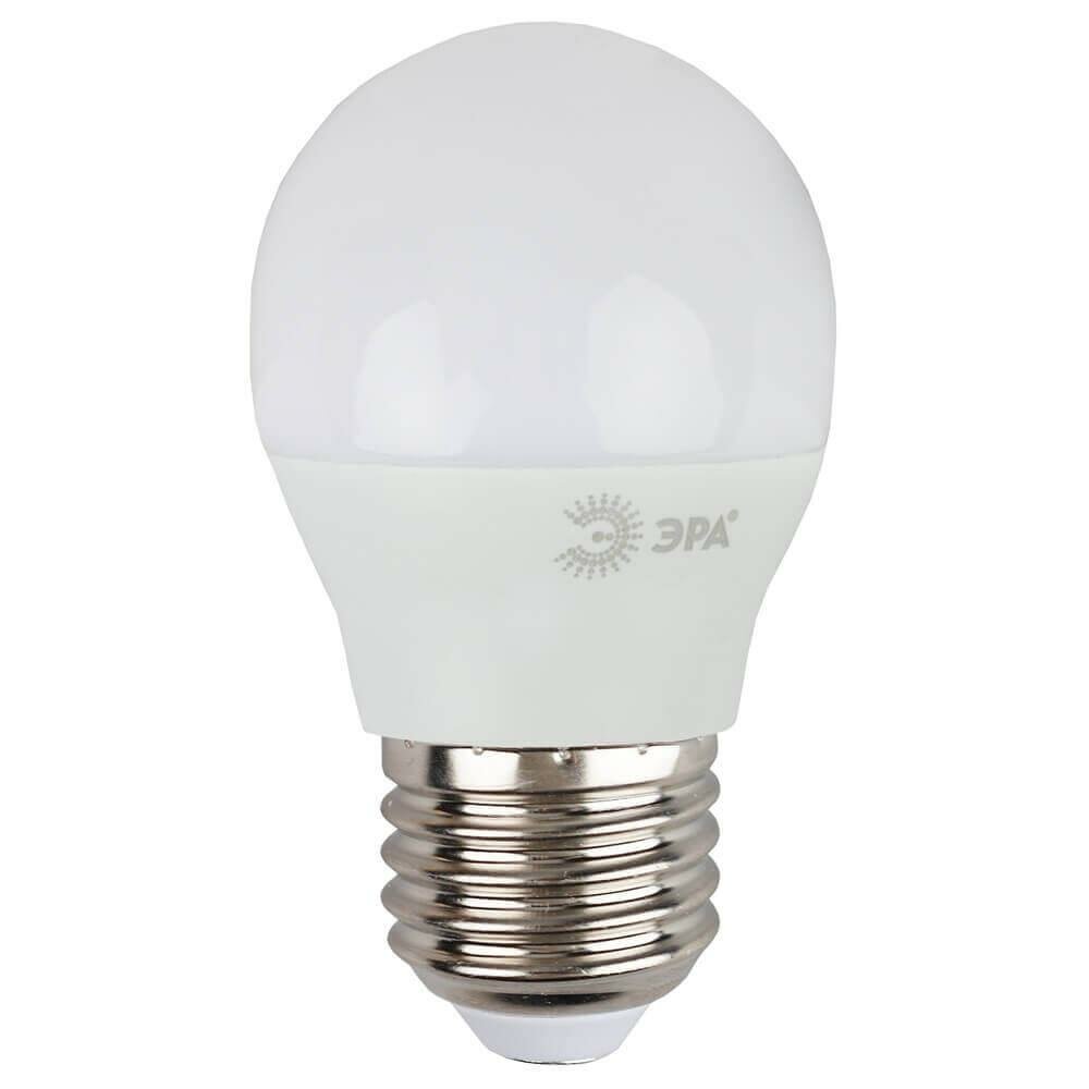 ЭРА Лампа светодиодная ЭРА E27 9W 2700K матовая LED P45-9W-827-E27 Б0029043