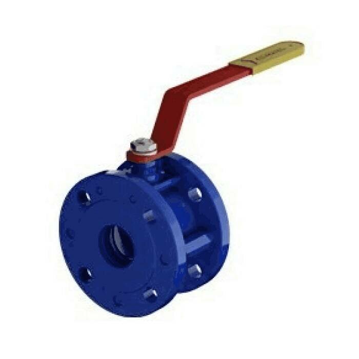 фото Кран шаровой сталь 11с67п укороченный Ду 15 Ру16 фл L=66мм полнопроходной Маршал СУФ.00.1.016.015