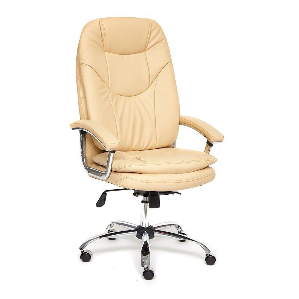 Кресло офисное TetChair SOFTY LUX Искусственная кожа, бежевый 36-34