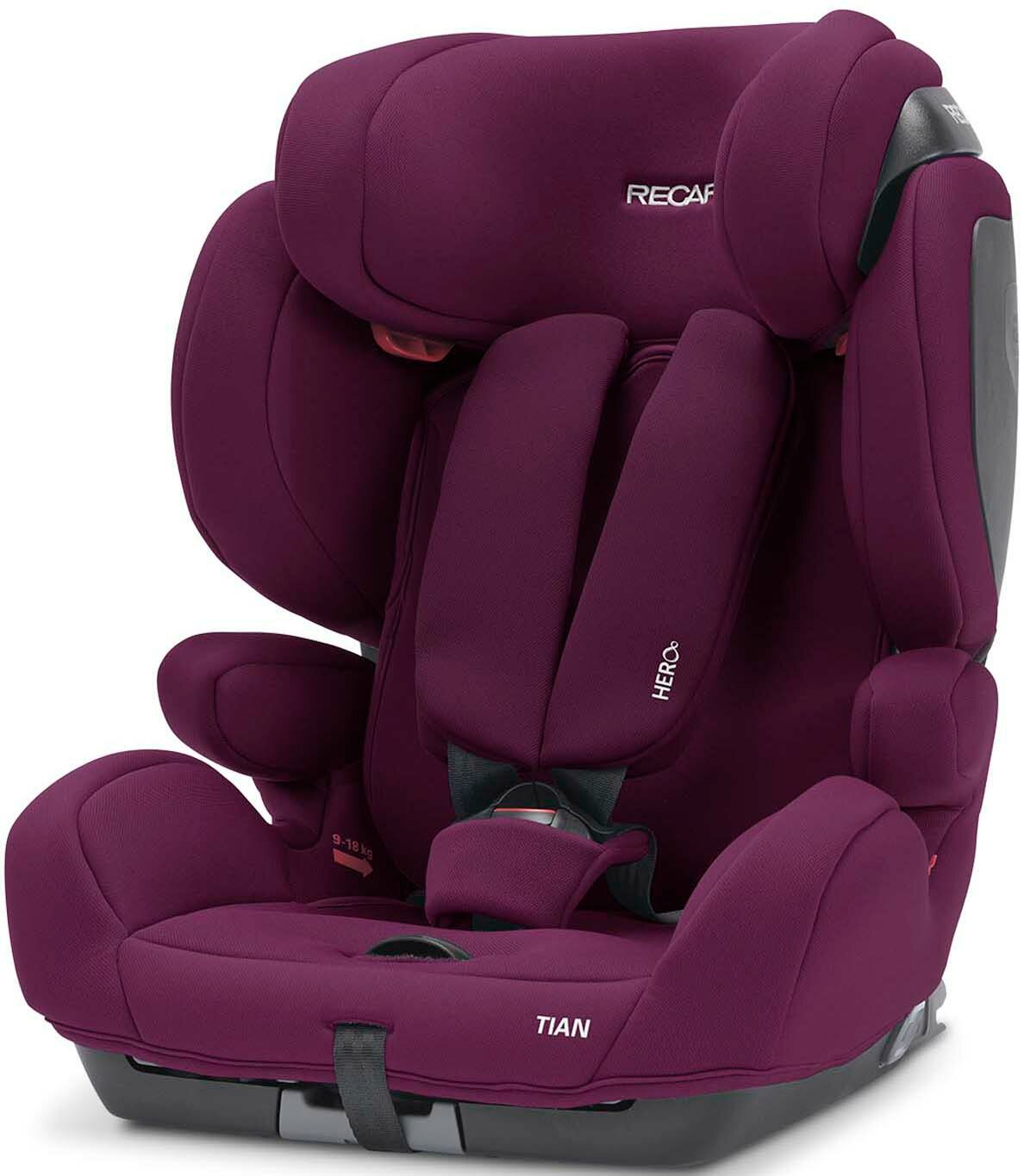 Автокресло Recaro Tian, гр. 1/2/3, расцветка Core Very Berry