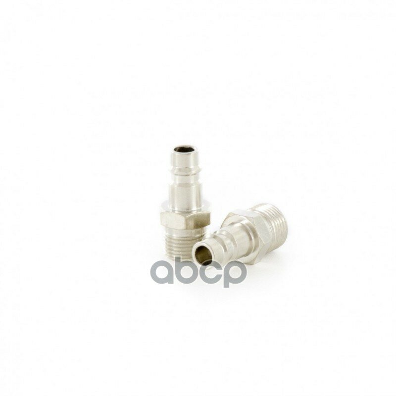 фото Ниппель Универсальный Быстросъемный ("Папа"), Внешняя Резьба 3/8", 2 Шт.// Stels Stels арт. 57059