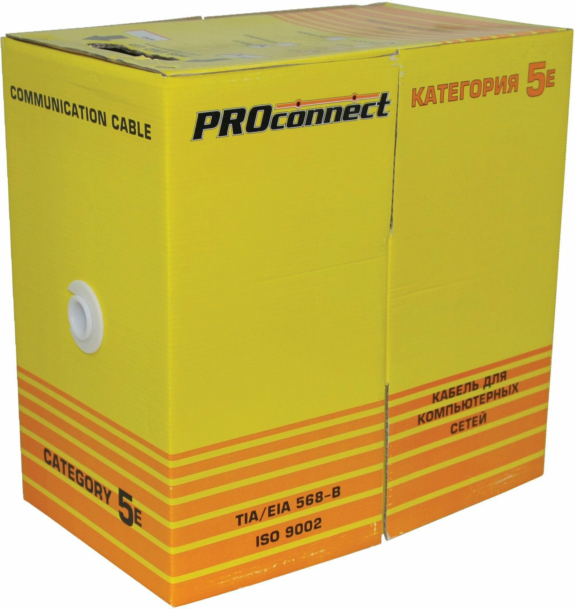 Proconnect (01-0142-3-50) Кабель FTP 24AWG CCA CAT5e PVC серый 4 пары (50м)