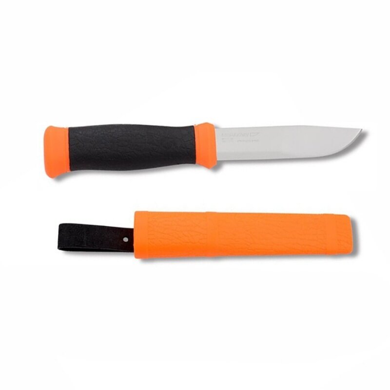 Нож Morakniv Mora 2000, универсальный/охотничий, нержавеющая сталь, клинок 109мм, оранжевый