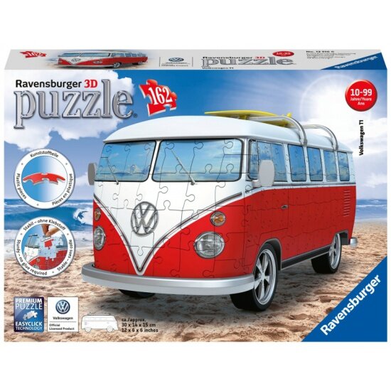 Пазл 3D RAVENSBURGER 12516 VW Bus T1, 162 эл.