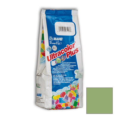 Затирка цементная Mapei Ultracolor Plus 181 нефрит 2 кг