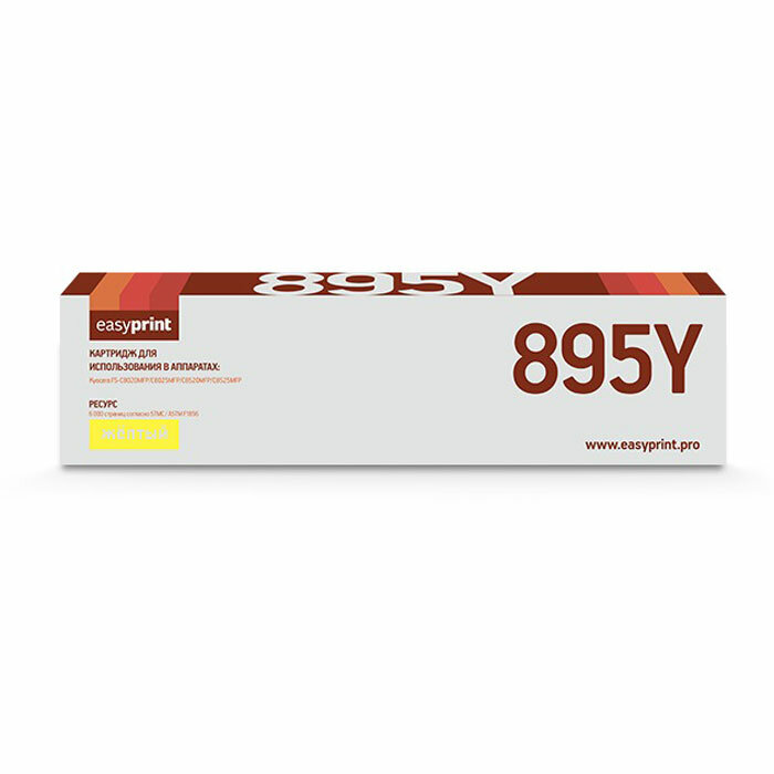 Картридж EasyPrint LK-895Y Yellow (TK-895Y)