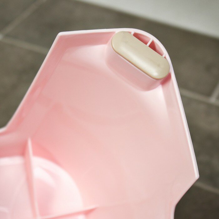 Табурет-подставка детский, цвет светло-розовый - фотография № 6