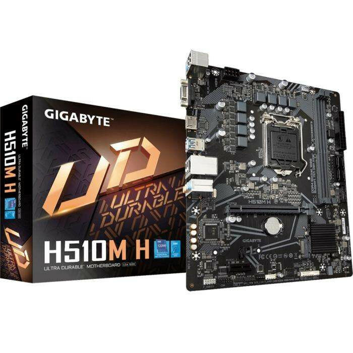 H510M H, Socket 1200, Intel®H510, 2xDDR4-3200, D-SUB+HDMI, 1xPCI-Ex16, 1xPCI-Ex1, 4xSATA3, 1xM.2, 8 Ch Audio, GLan, (4+2)xUSB2.0, (2+2)xUSB3.2, 1xPS/2, mATX, RTL {10} (817428)