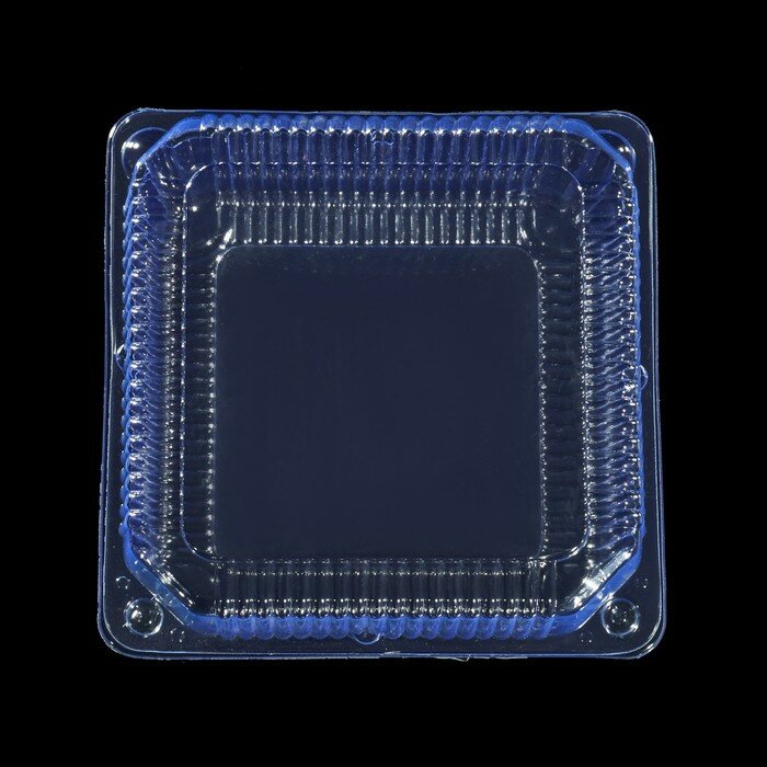 Контейнер одноразовый, 15,5×15,5×7,5 см, цвет прозрачный (50 шт) - фотография № 2