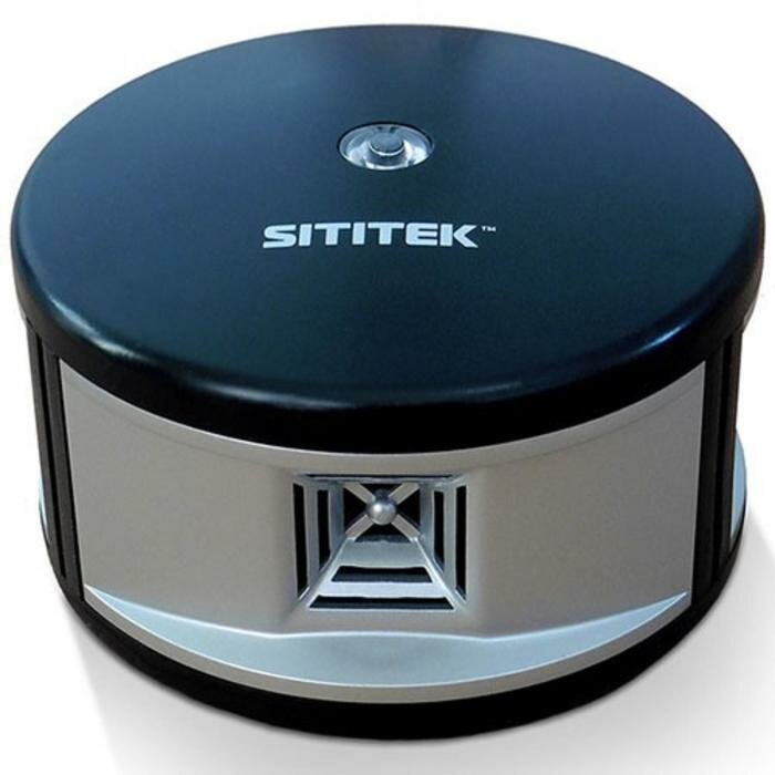 Отпугиватель грызунов SITITEK 360, универсальный, ультразвуковой, до 500 м2, от сети, чёрный - фотография № 1