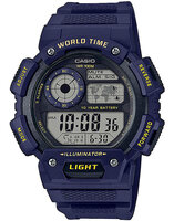 Наручные часы CASIO Collection AE-1400WH-2A, синий, серый