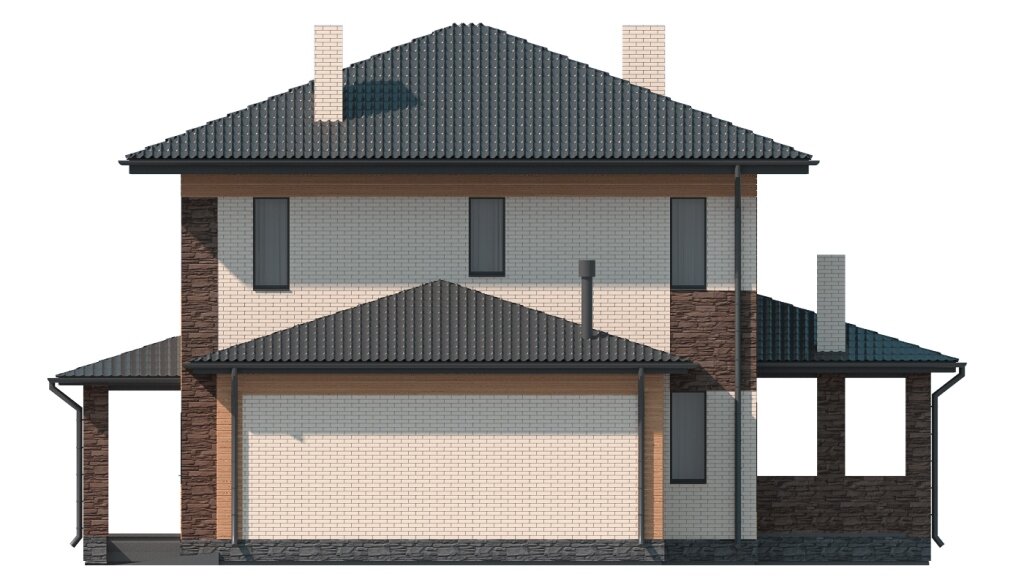 Проект жилого дома SD-proekt 22-0040 (194,4 м2, 13,9*10,39 м, газобетонный блок 400 мм, облицовочный кирпич) - фотография № 10