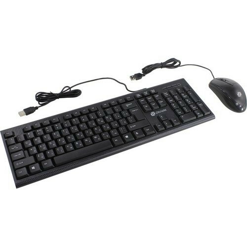 Oklick Клавиатура + мышь 640M черный USB 1102281