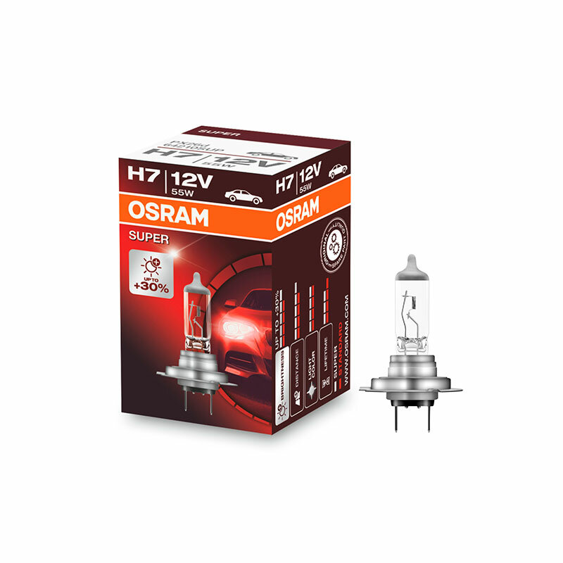   Osram Super +30% H7 12V 55W PX26d, 1 .