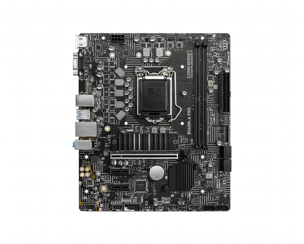 MSI B560M-A PRO Soc-1200 Intel B560 DDR4 mATX VGA+HDMI