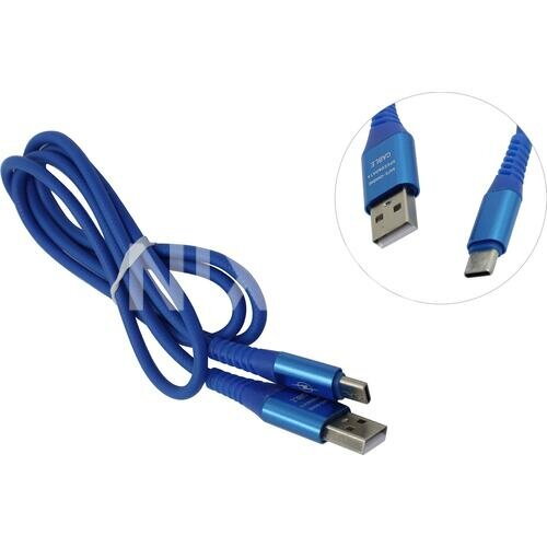 Кабель USB 2.0 A -> Type C Smartbuy iK-3112ERG blue