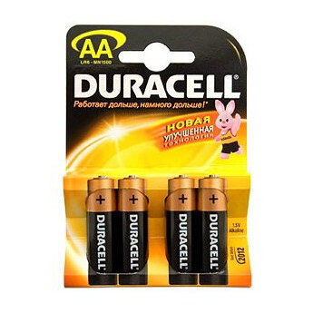 Батарейки Duracell LR6-4BL Basic AA 4шт.