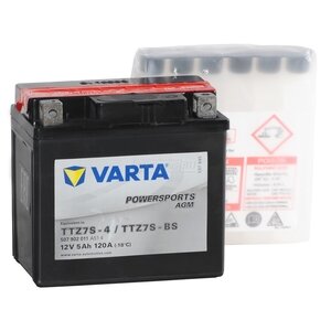   Varta Powersports AGM TTZ7S-BS (YTZ7S)