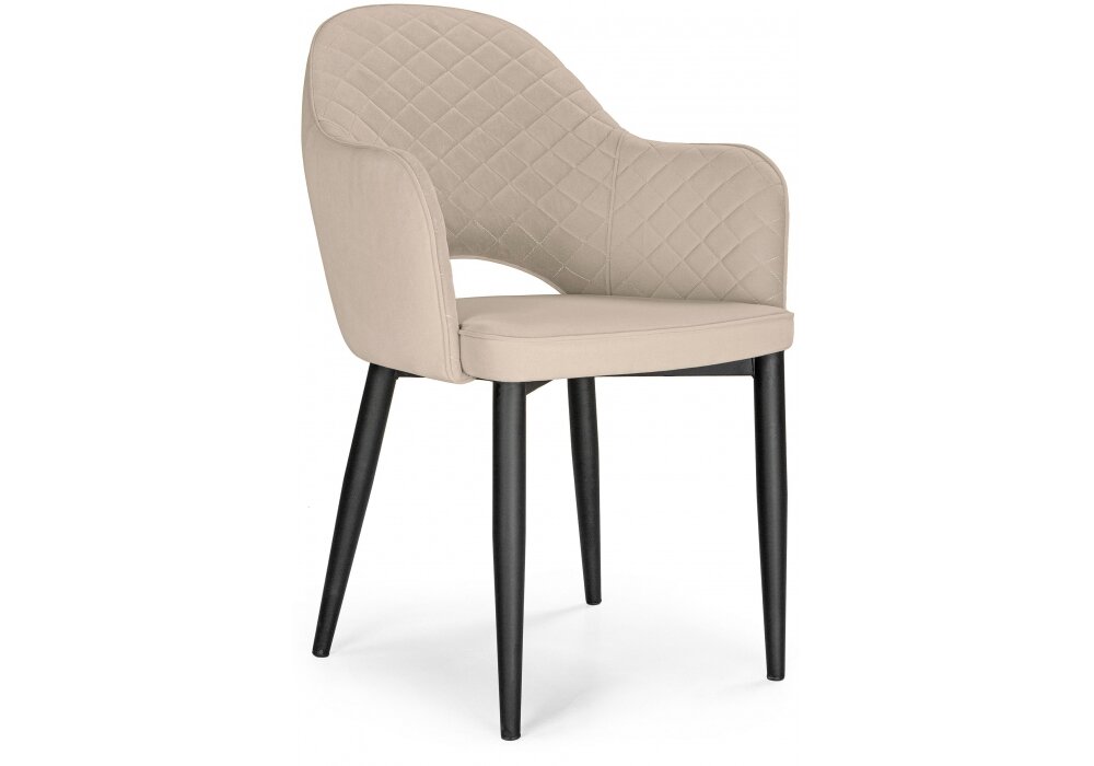 Стул Woodville Vener Beige/Black