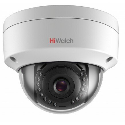 HiWatch DS-I452 2.8 mm Видеокамера IP 2.8-2.8мм цветная корп.:белый