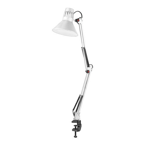 Настольная лампа Эра N-121-E27-40W-W на струбцине белый