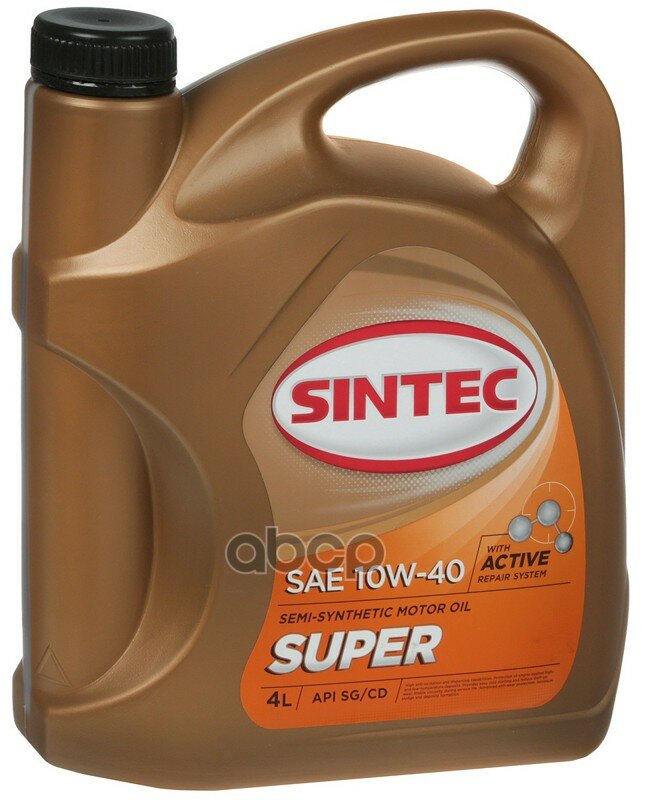 SINTEC Масло Моторное Полусинтетическое Super 10w40 Api Sg/Cd 4л