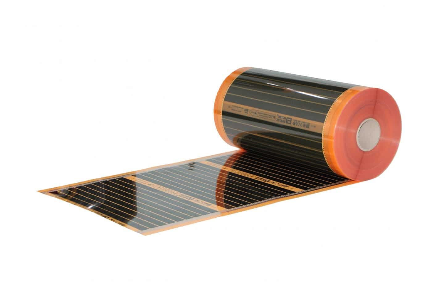 Cаморегулирующийся инфракрасный теплый пол Eastec Energy Save PTC 100 Orange ширина 1 метр - фотография № 1