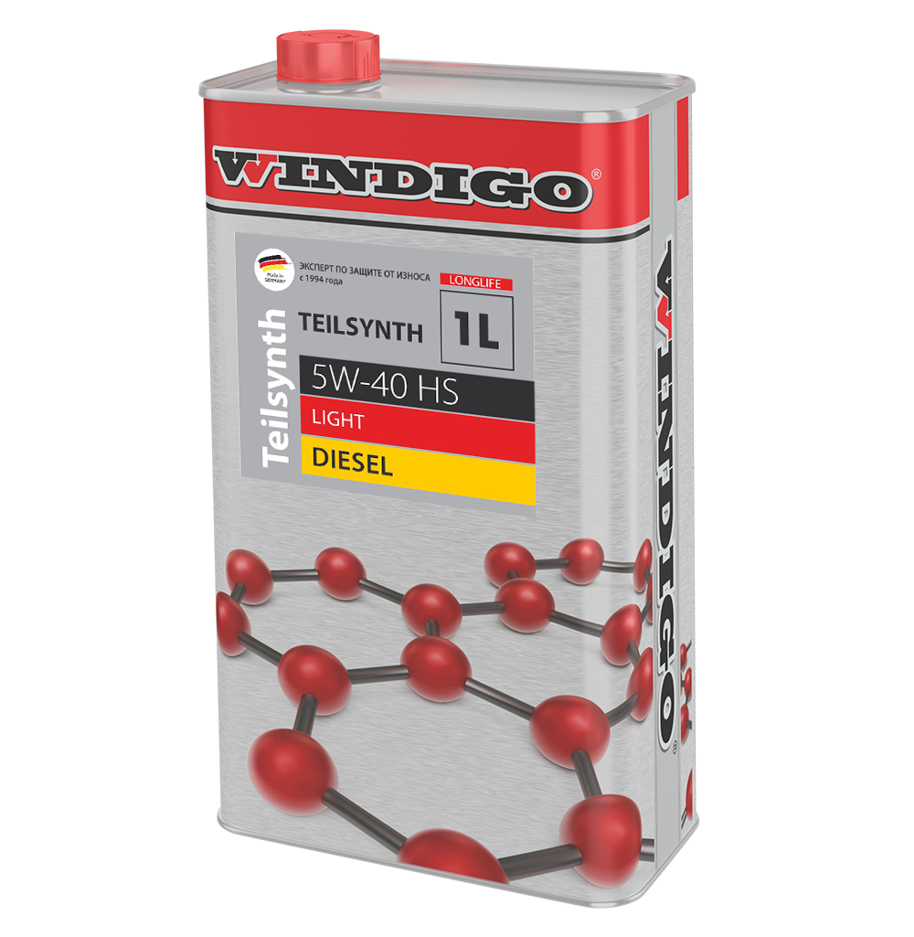 Полусинтетическое моторное масло WINDIGO TELESYNTH HS 5W-40 Diesel LIGHT
