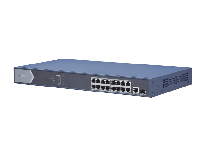 Коммутатор Hikvision 16PORT 1000M DS-3E0518P-E/M