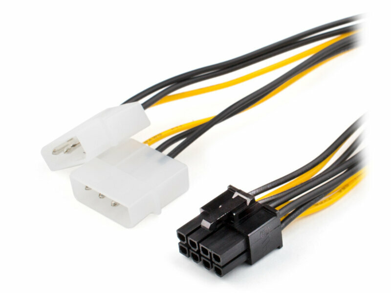 Аксессуар Кабель ATcom 8-pin - 2x Molex AT8604