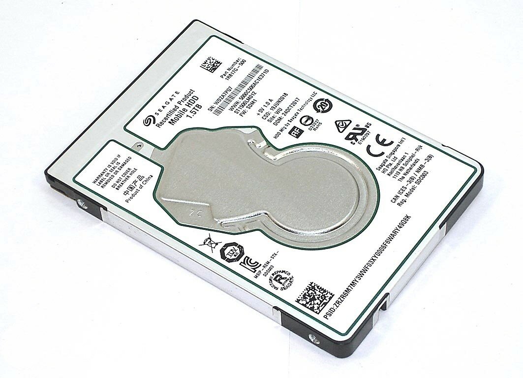 Жесткий диск Seagate 2.5" HDD 1.5TB ST1500LM012