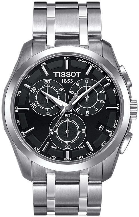 Швейцарские мужские часы Tissot T035.T-Classic.Couturier T035.617.11.051.00