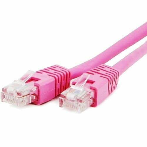 Патч-корд UTP CAT5e Cablexpert PP12-5M/RO RJ-45 кабель 5 метров - розовый