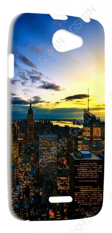 Чехол силиконовый для HTC Desire 516 Dual Sim TPU (Белый) (Дизайн 88)