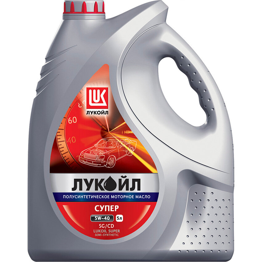 Масло моторное ЛУКОЙЛ супер 5W-40 п/синт. API SG/CD 5л