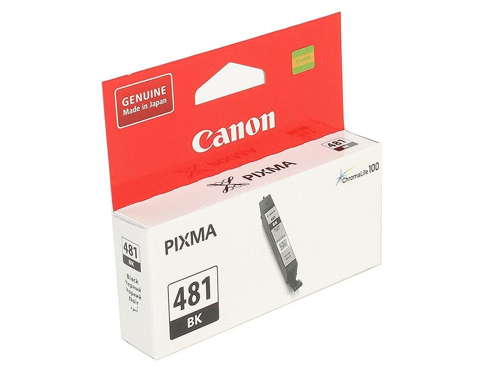 Картридж Canon CLI-481 BK для Canon Pixma TS6140/TS8140TS/TS9140/TR7540/TR8540 черный 2101C001