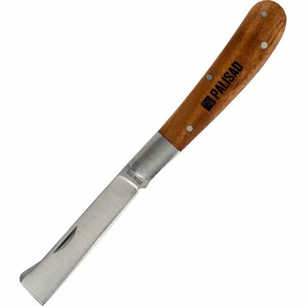 Нож для прививок деревянная рукоятка