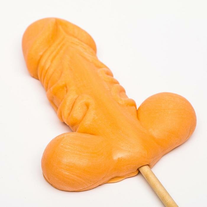 Карамель на палочке "Влечение", оранжевый, 140 г 6258557 - фотография № 3