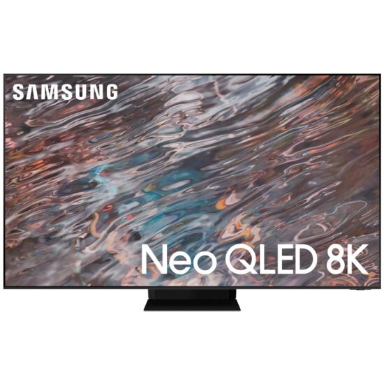 Телевизор SAMSUNG QE85QN800AUXRU, 84.6", QLED 8K, черный