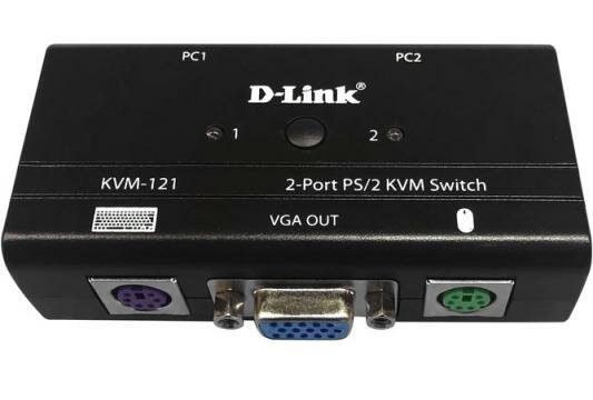KVM переключатель D- Link (KVM-121)