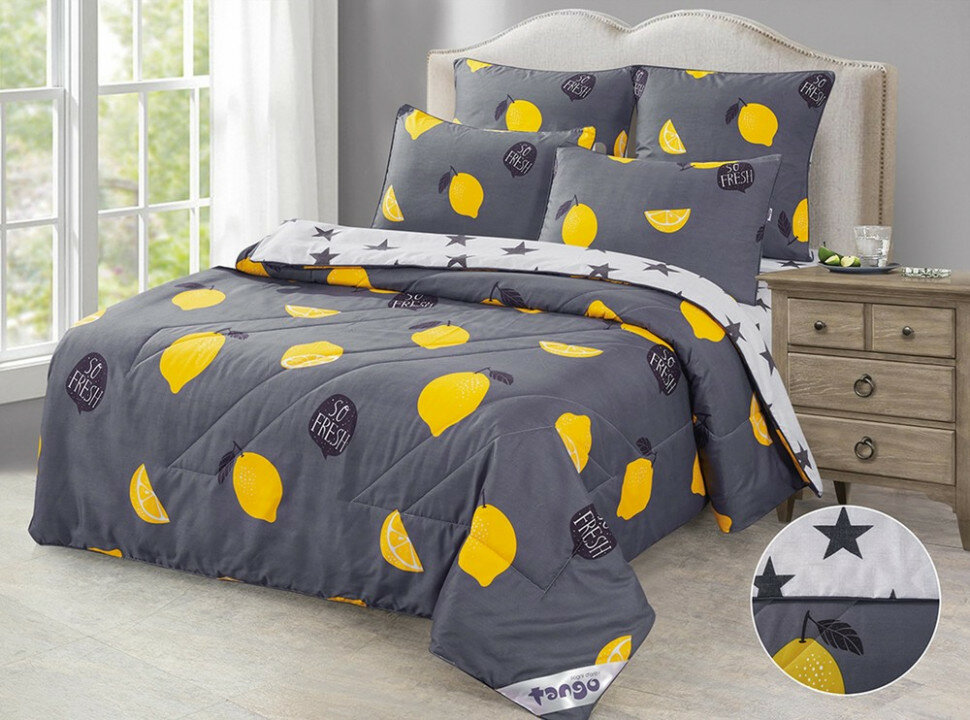 Комплект постельного белья с одеялом De Verano Y100-07 код1176 - фотография № 1